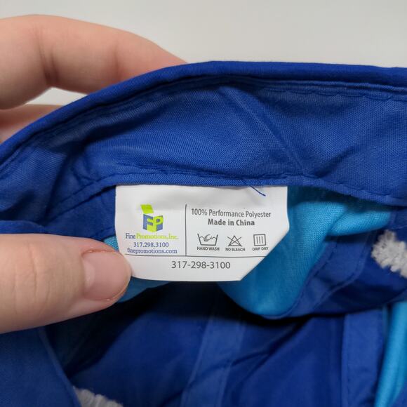 Indy 500 Festival One America Mini Marathon Strapback Hat Blue Embroidered - Picture 11 of 11